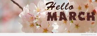 Hello March Spring Wallpaper