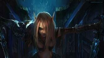 World Of Warcraft Elf Girl Hair Eye Wallpaper Background 4k Ultra