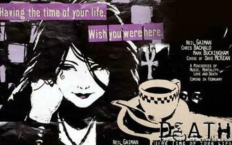 Neil Gaiman Sandman Comics Death Text Wallpaper Hq