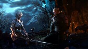 Geralt Of Rivia And Ciri HD Wallpaper Background Image
