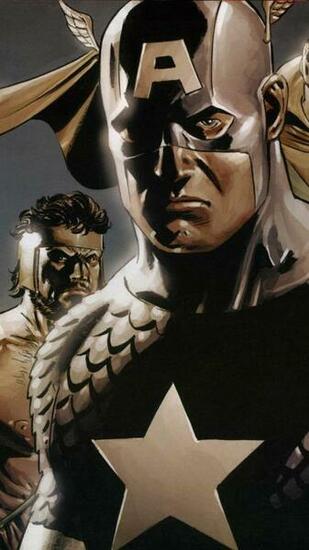 Vision Marvel Captain America Comics HD Wallpaper