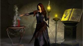 Witch Computer Wallpaper Desktop Background Id