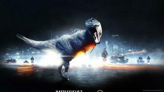 HD Battlefield T Rex Wallpaper