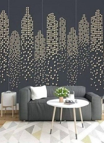 Modern Wallpaper Decoration For Living Room Ideas