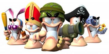 Video Games Worms Revolution