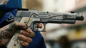 Guns Weapons Wanted M1911 Wallpaper Gun