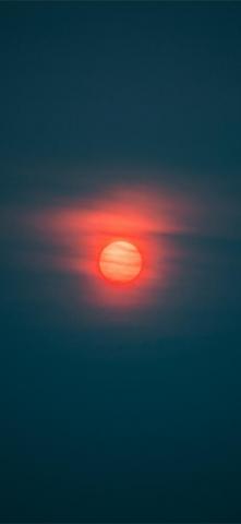 Sunset Red Sun iPhone Wallpaper