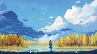 Anime Landscape Wallpaper HD Desktop
