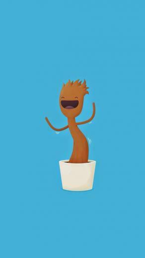 Am Groot Baby Flower iPhone Wallpaper Best