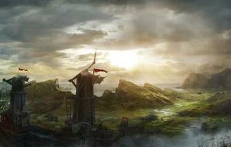 Wallpaper Ghost Clouds Warrior Warner Bros Interactive