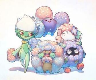 Roserade Jumpluff Shaymin Tangela And Whimsicott Pokemon