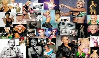 Pnk Collage Wallpaper Desktop Background