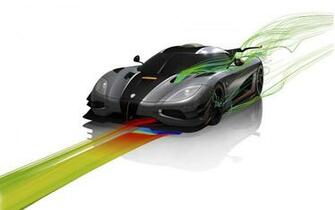 Koenigsegg Agera One Illustration Airflow