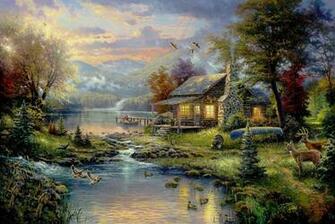 Can You Find The Serial Killers In These Thomas Kinkade Paintings
