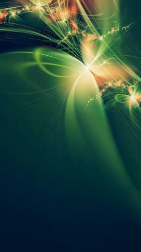 iPhone Wallpaper HD Green Dark Tone Background