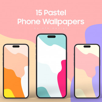 Minimal Pastel Phone Wallpaper Pack On