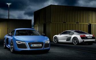 Blue Audi R8 V10 UHD Wallpaper