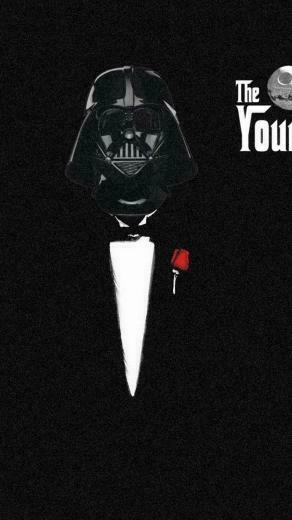 Star Wars Darth Vader Parody The Godfather Artwork Wallpaper