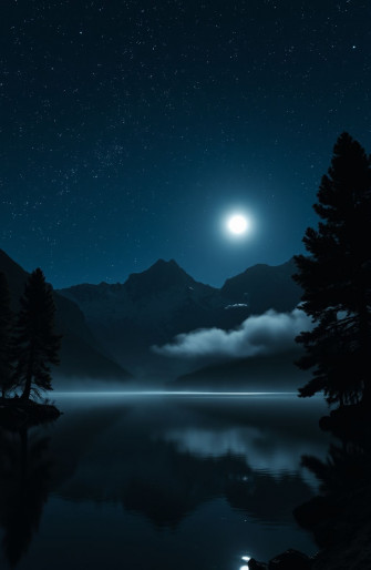 Mountain Night Wallpaper