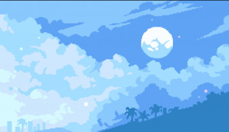 Light Blue Aesthetic Laptop Wallpaper