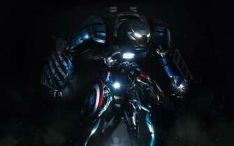 Iron Patriot Man Wallpaper HD