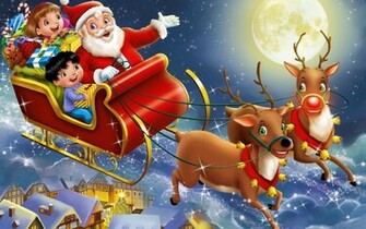 Mesmerizing Santa Claus Wallpaper