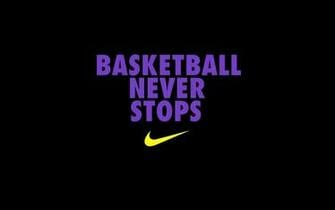 Nike Basketball Never Stops Wallpaper Rmation