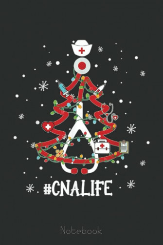 Merry Christmas Cna Life Stethoscope Tree Lights Nurse