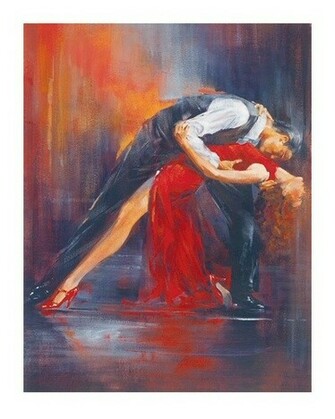 Tango Wallpaper Art Print Poster Paintings