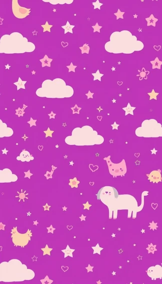 Cute Simple Purple Wallpaper