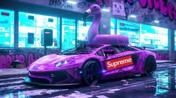 Supreme Laptop Background Background