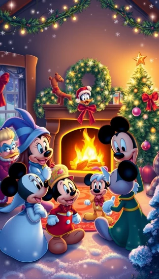 Disney Holiday Wallpaper