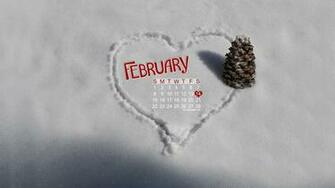 February Calendar Wallpaper