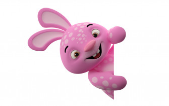 Wallpaper Character Monster Smile Rabbit Pink Funny