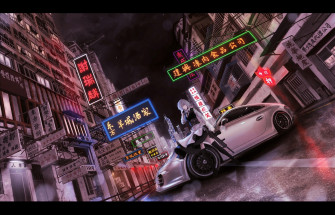 Anime Girls And Cars Wallpaper Id52601