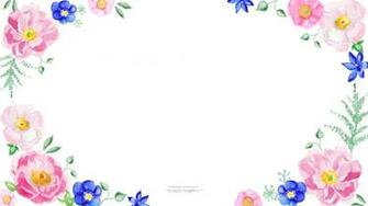 Floral Watercolor Wallpaper A Life