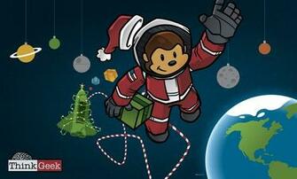 Outer Space Astronauts Christmas Monkeys Thinkgeek High Quality