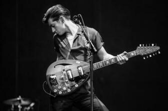 Alex Turner Live On Stage Wallpaper