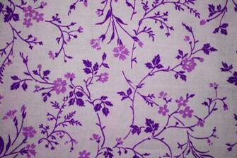 Purple On White Floral Print Fabric Texture Picture Photograph