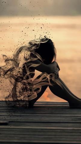 Girl Artist Artwork Digital Art HD Sad