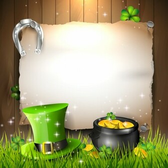 Happy St Patrick S Day Background Vector Graphic