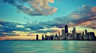 Cityofchicagoatnight Wallpaper Night Of The City