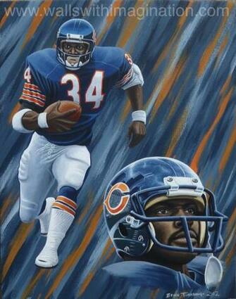 Walter Payton Painting