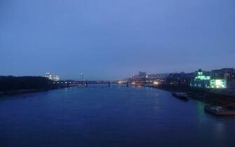 Bratislava From Apollo Bridge Wallpaper