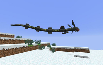 Rayquaza Pixelmon A Shiny From The Side