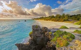 Nature Landscape Beach Bermuda Island Sea Sand