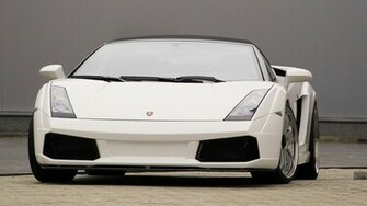 White Lamborghini Gallardo Wallpaper