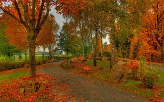 HDr Autumn Colors Desktop Wallpaper