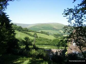 South Wales Hillside Background