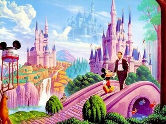 Walt Disney And Mickey Mouse Wallpaper